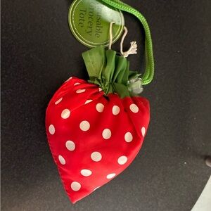 Strawberry-Shaped Reusable Tote